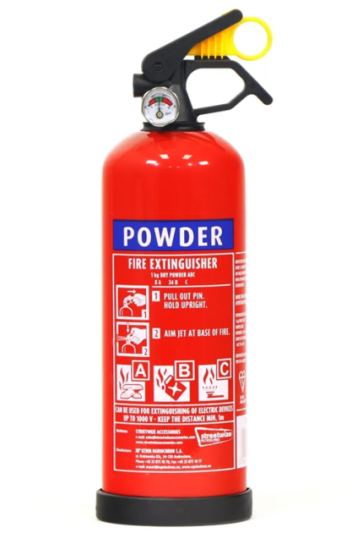 Streetwize1 Kg Fire Extinguisher ABC Dry Powder with Gauge